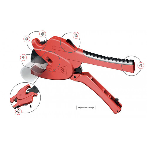 Ножницы для резки пластиковых труб Zenten Raptor 42мм